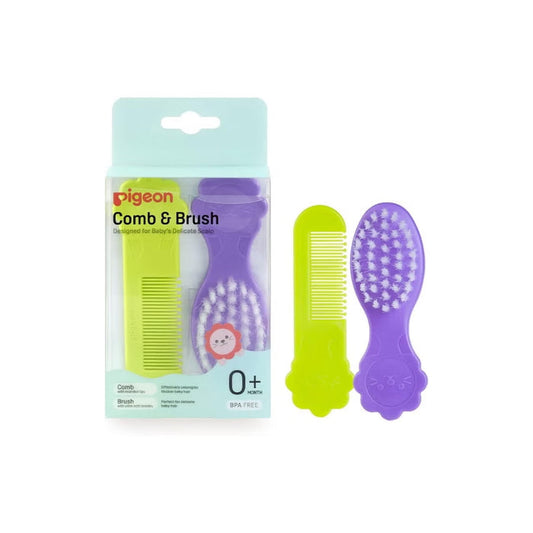 Pigeon Comb and Hair Brush Set - (10578), Baby Health & Grooming Kits