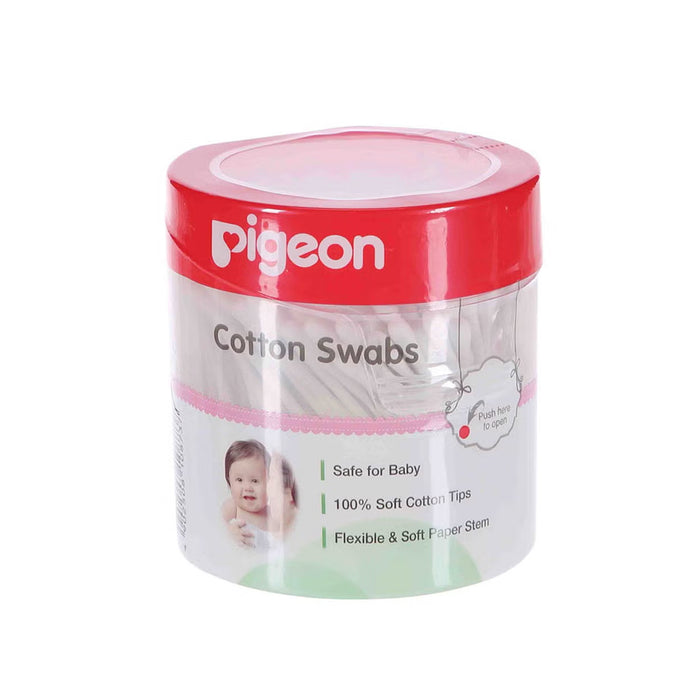 Pigeon Cotton Swabs Extra Thin - 200 Pieces (10873), Cotton Swabs