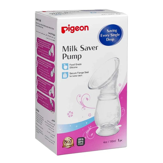 Pigeon Silicone Milk Saver Pump 110ml - (26914), Manual Breast Pumps