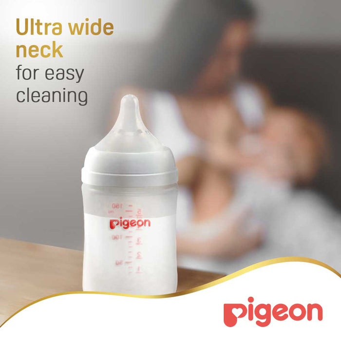 Pigeon SofTouch Wide Neck PP Nursing Bottle - 160ml (81224), Wide Neck Bottles
