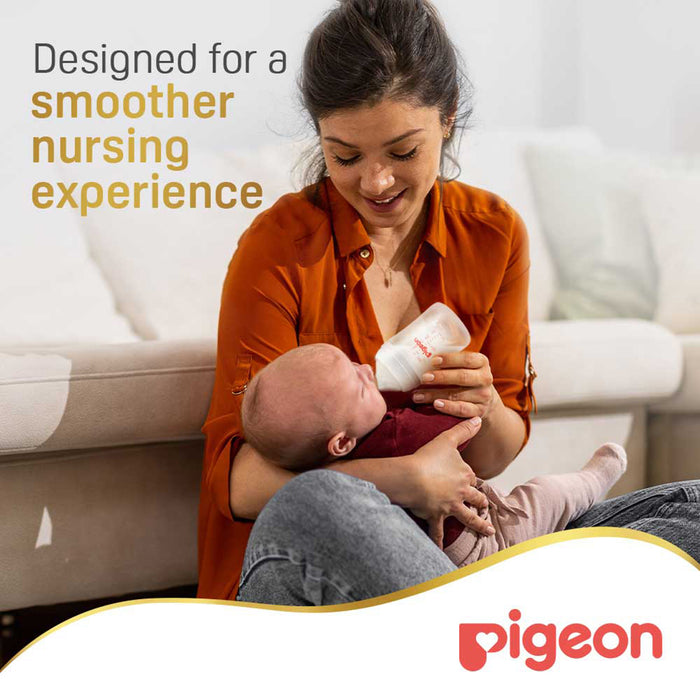 Pigeon SofTouch Wide Neck PP Nursing Bottle - 160ml (81224), Wide Neck Bottles