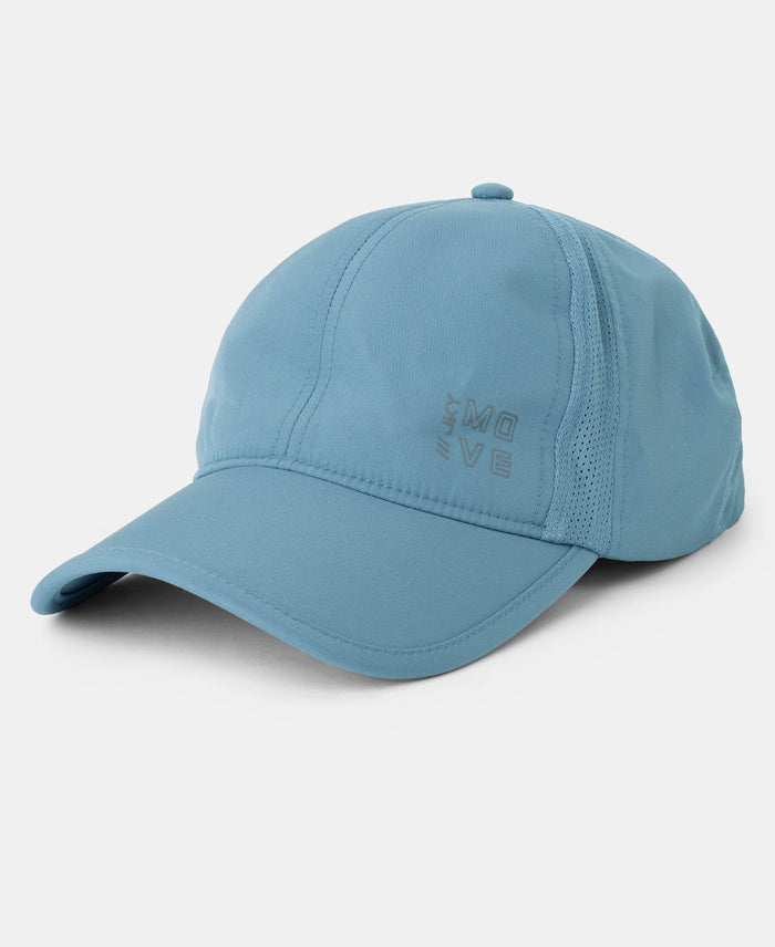 Polyester Solid Cap with Adjustable Back Closure and StayDry Technology - Provincial Blue