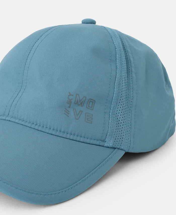 Polyester Solid Cap with Adjustable Back Closure and StayDry Technology - Provincial Blue