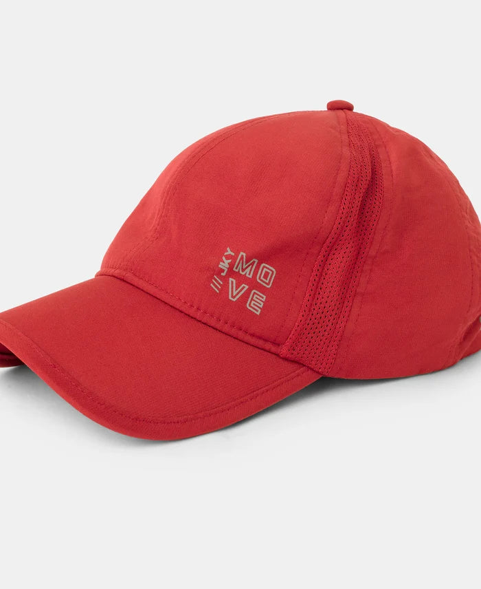 Polyester Solid Cap with Adjustable Back Closure and StayDry Technology - Sundried Tomato