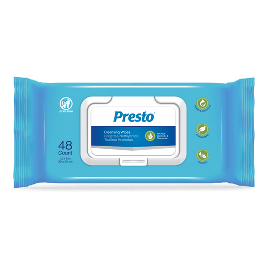 Presto Cleansing Wipes - WW091248-Pack - LL Medico