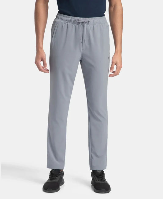 Recycled Microfiber Elastane Stretch Trackpant with Zipper Pockets and StayFresh Treatment - Weathervane