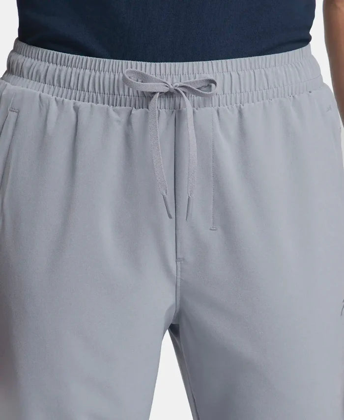 Recycled Microfiber Elastane Stretch Trackpant with Zipper Pockets and StayFresh Treatment - Weathervane