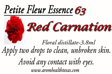 Red Carnation,Caryophyllacea rosa, Flower Essence
