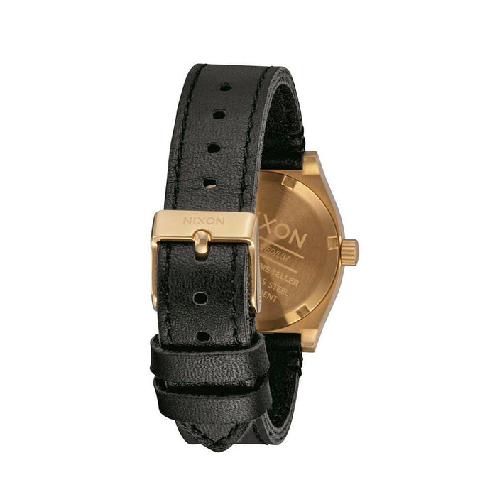 Reloj Medium Time Teller DoradoNegro Nixon
