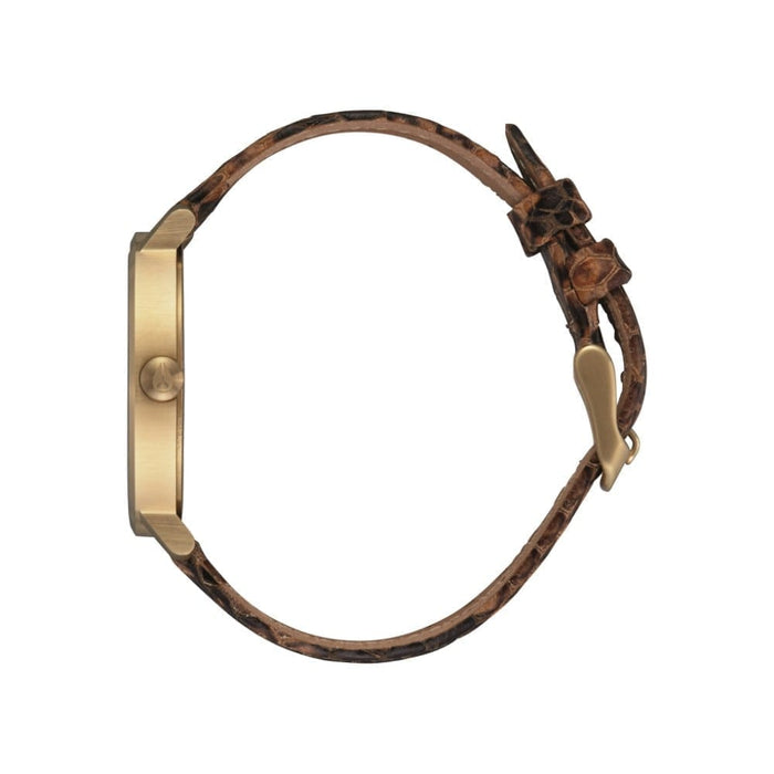 Reloj Nixon Arrow Leather Gold Rust Amuse