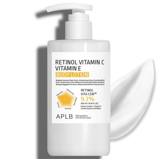 APLB Retinol Vitamin C Vitamin E Body Lotion Nudie Glow Australia