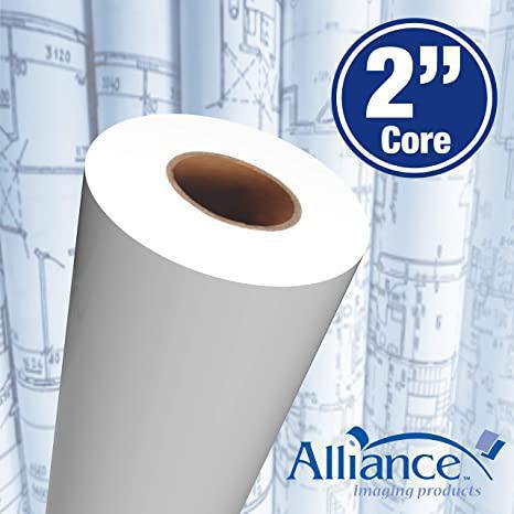 Rollo de papel bond Alliance de 24 pulgadas para plotter