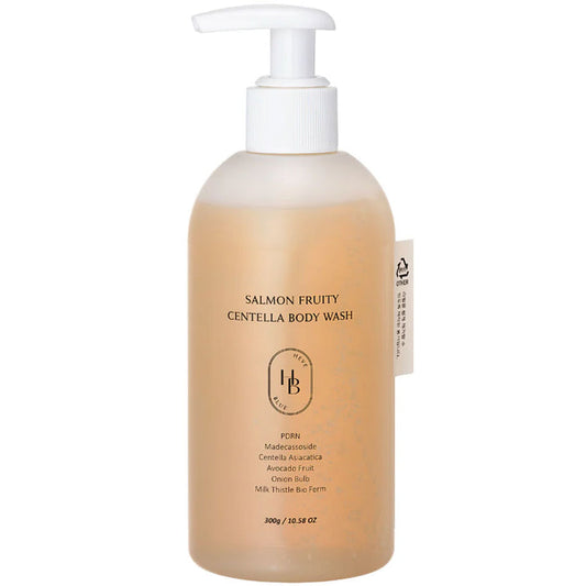 Heveblue Salmon Fruity Centella Body Wash Nudie Glow Australia