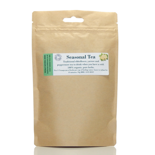Seasonal Yarrow, Elderflower & Peppermint Tea (organic)