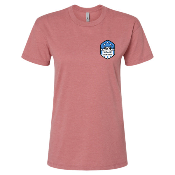 SKY Soccer Women's Short Sleeve Mauve Tee