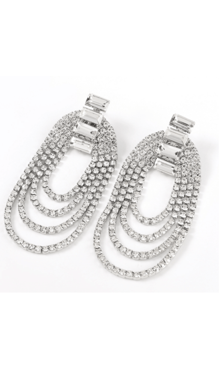 Sloane Oval Tassel Earrings