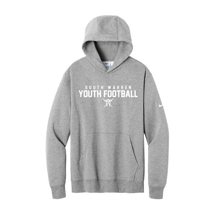 South Warren Youth Football Nike Club Fleece Sleeve Swoosh Pullover Hoodie
