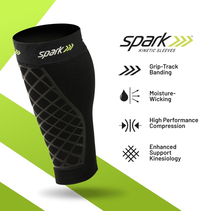 Spark Kinetic Calf Compression Sleeve - 40420-Single - LL Medico