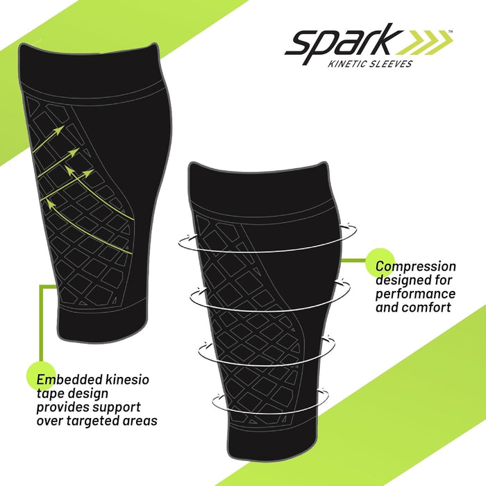 Spark Kinetic Calf Compression Sleeve - 40420-Single - LL Medico