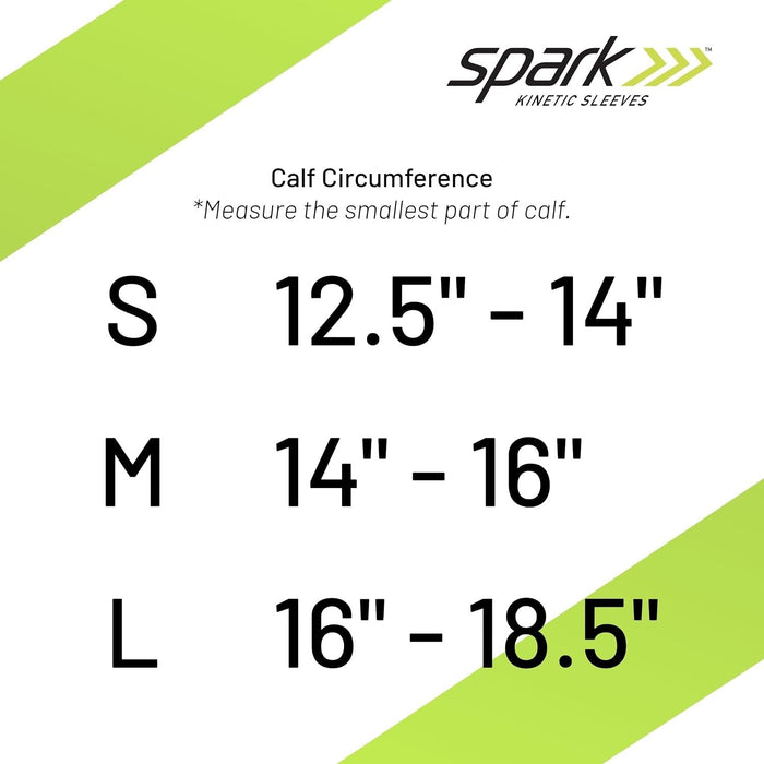 Spark Kinetic Calf Compression Sleeve - 40420-Single - LL Medico