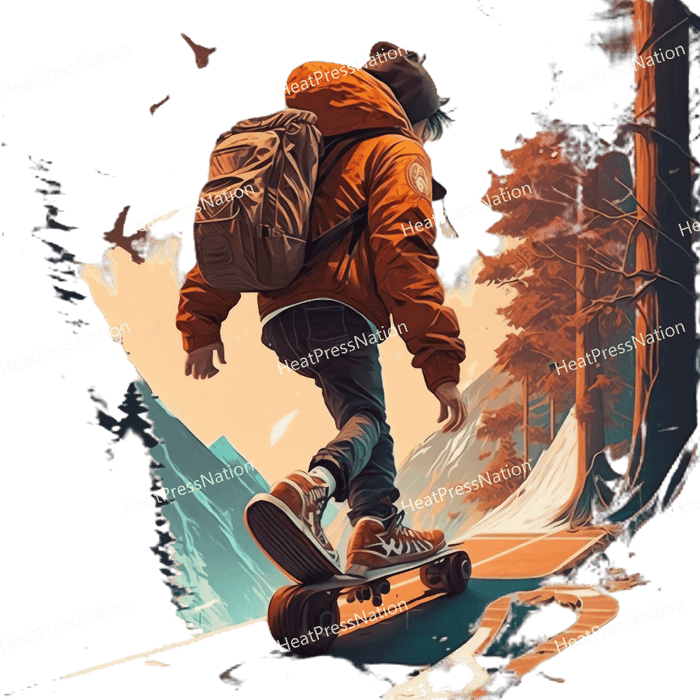 Splatter Hiking Design - HeatPressNation
