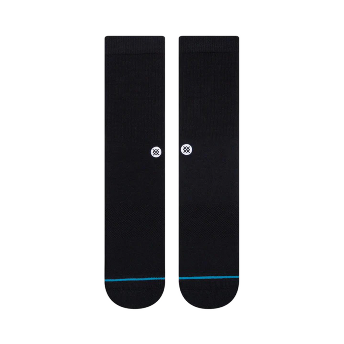 Stance Icon Black Black Crew Socks M311D14ICOBLK