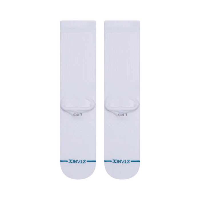 Stance Icon White Black Crew Socks