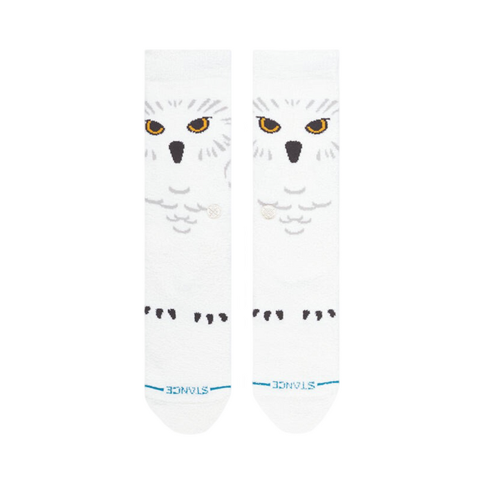 Stance x Harry Porter Hedwig Graphic Print White Crew Socks