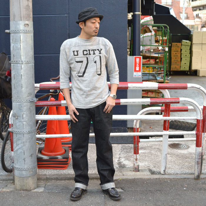 SUGAR CANE "SC42460" 14.25oz Black Denim 1947model