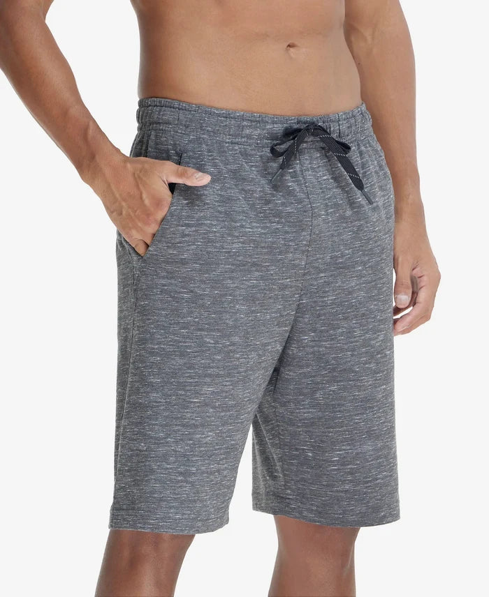 Super Combed Cotton Rich Shorts with StayFresh Treatment - Cool Grey Melange-2