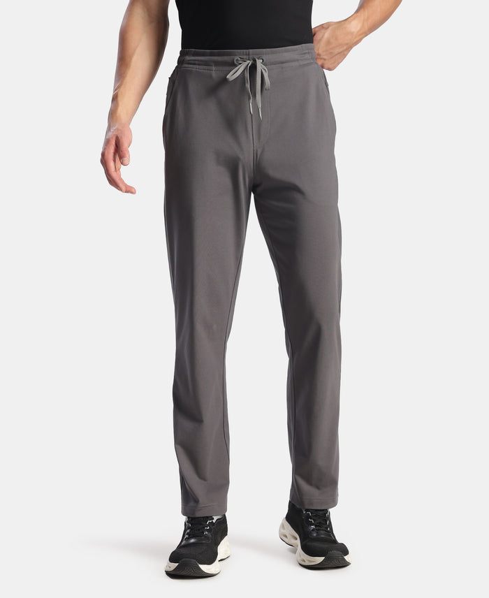 Super Combed Cotton Rich Trackpant with Pockets and StayFresh Treatment - Magnet