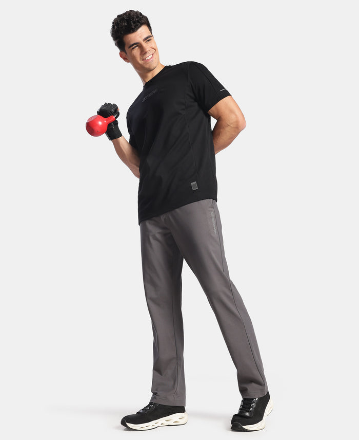 Super Combed Cotton Rich Trackpant with Pockets and StayFresh Treatment - Magnet