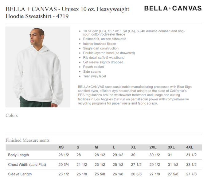 Synergy Adult Heavyweight Hooded Sweatshirt