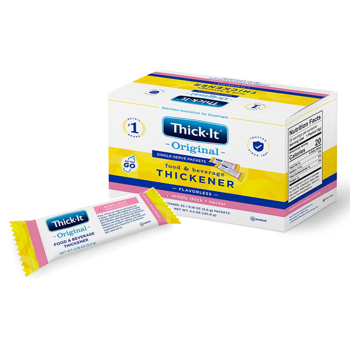 Thick-It Original Food & Beverage Thickener, Unflavored, 5 Gram Packet - J589-LE800-Box - LL Medico