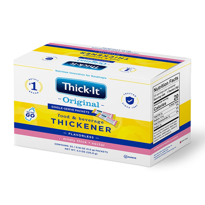Thick-It Original Food & Beverage Thickener, Unflavored, 5 Gram Packet - J589-LE800-Box - LL Medico