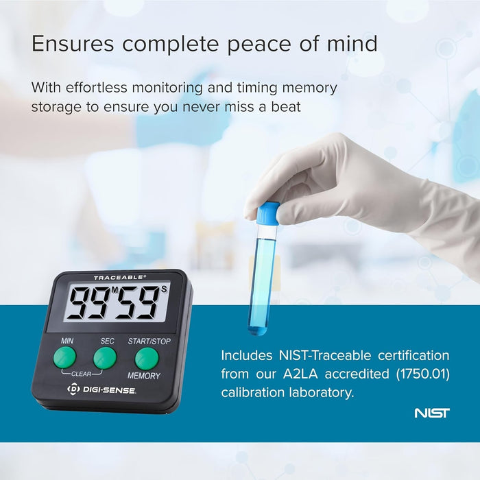 Traceable Electronic Alarm Timer, 99 Minute/59 Second - 98766-78-Single - LL Medico
