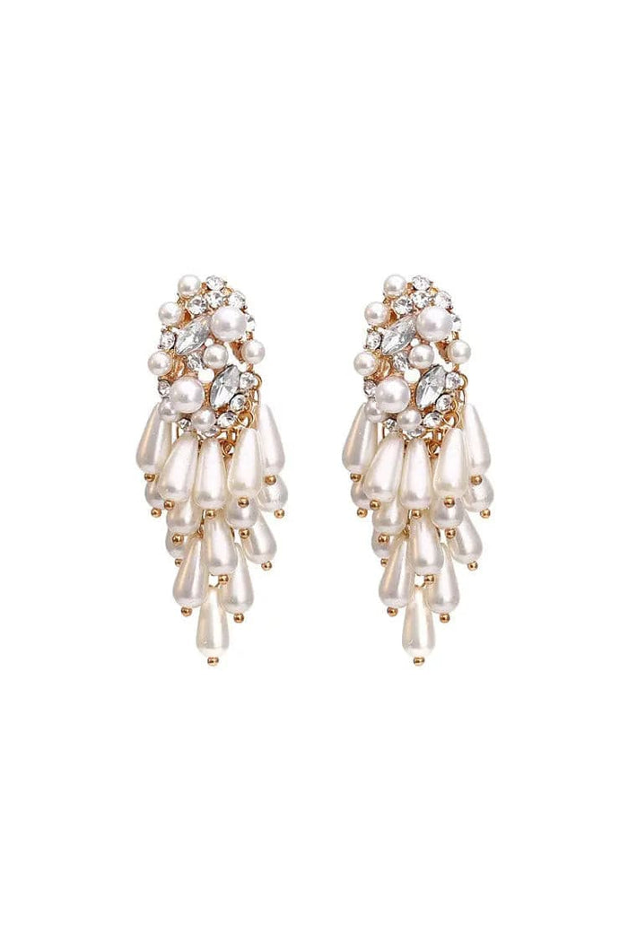 Vala Pearl Tassel Earrings