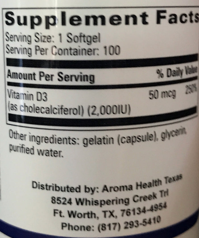Vitamin D 2000 Supplement
