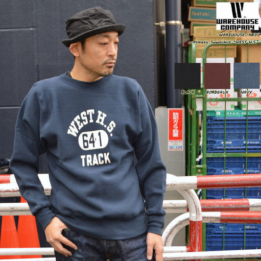 WARE HOUSE "483 WEST H.S." Athletic Sweatshirt