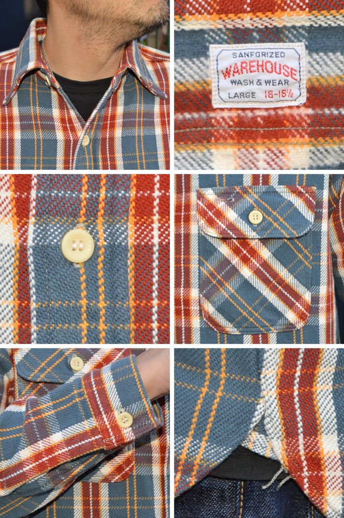 WARE HOUSE "Lot 3104 F" Flannel Shirts F (2025)