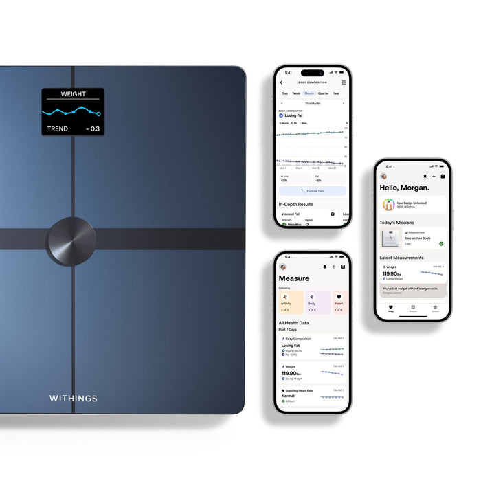 Withings Body Smart Total Body Composition Analyzer - WBS13-BLACK-ALL-INTER-Single - LL Medico