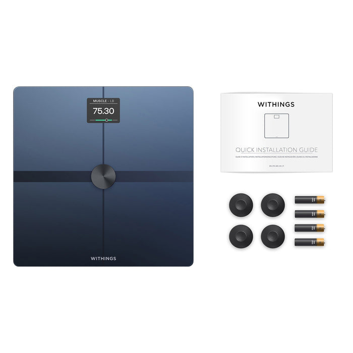 Withings Body Smart Total Body Composition Analyzer - WBS13-BLACK-ALL-INTER-Single - LL Medico