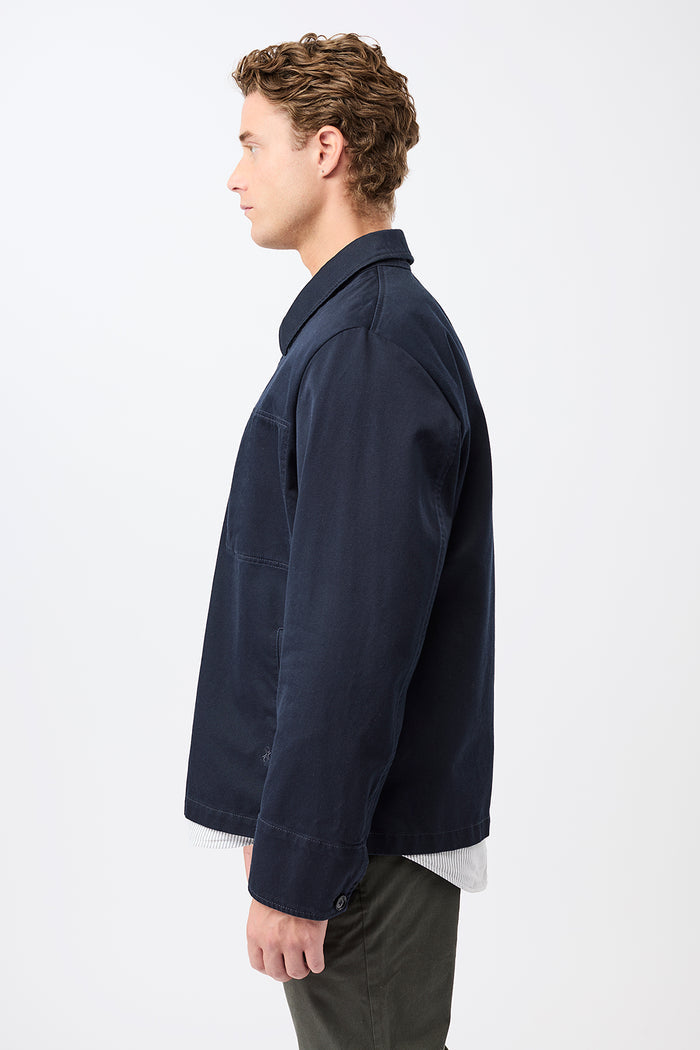 Workwear Jacke aus Bio-Baumwolle (Navy)