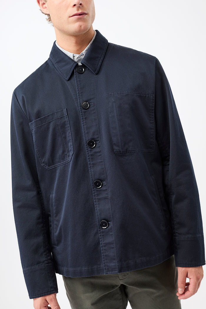 Workwear Jacke aus Bio-Baumwolle (Navy)